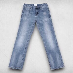 Hudson Jeans Women 10 Medium Wash Blue Straight Leg Stretch Casual Minimalist